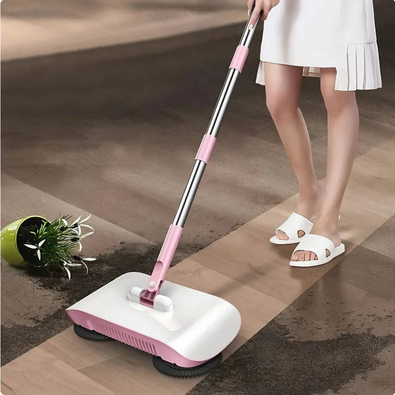 All-in-One Hand Push Sweeper & Mop